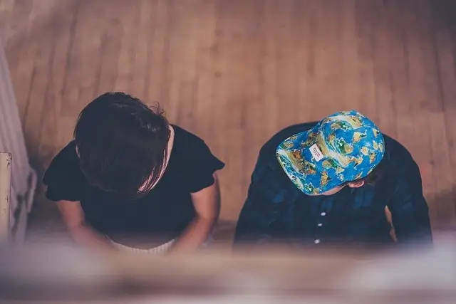 Slechte mentale gezondheid man en vrouw